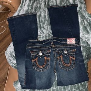True religion flare jeans size 31 low rise